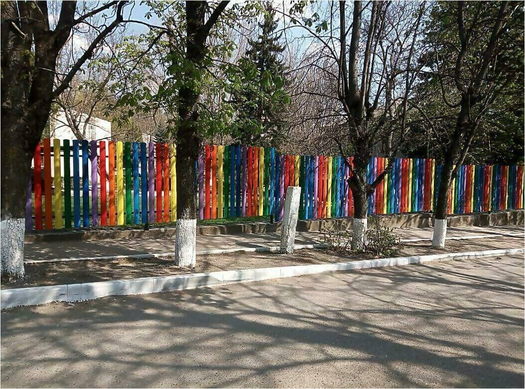 забор из штакетника 110м фото5 в Выборге