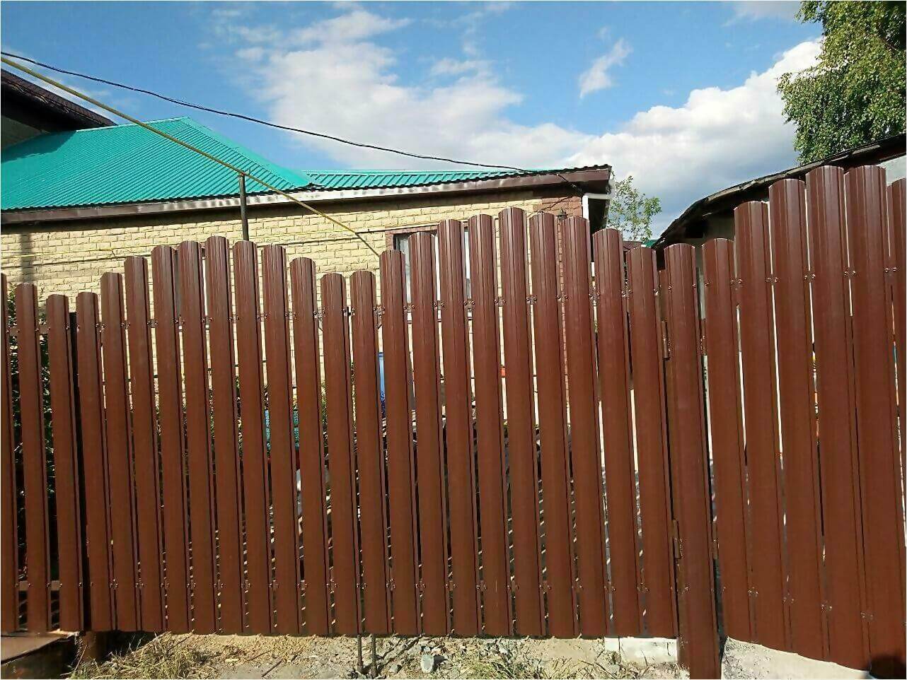 забор-ранчо из штакетника 70м фото3 в Выборге