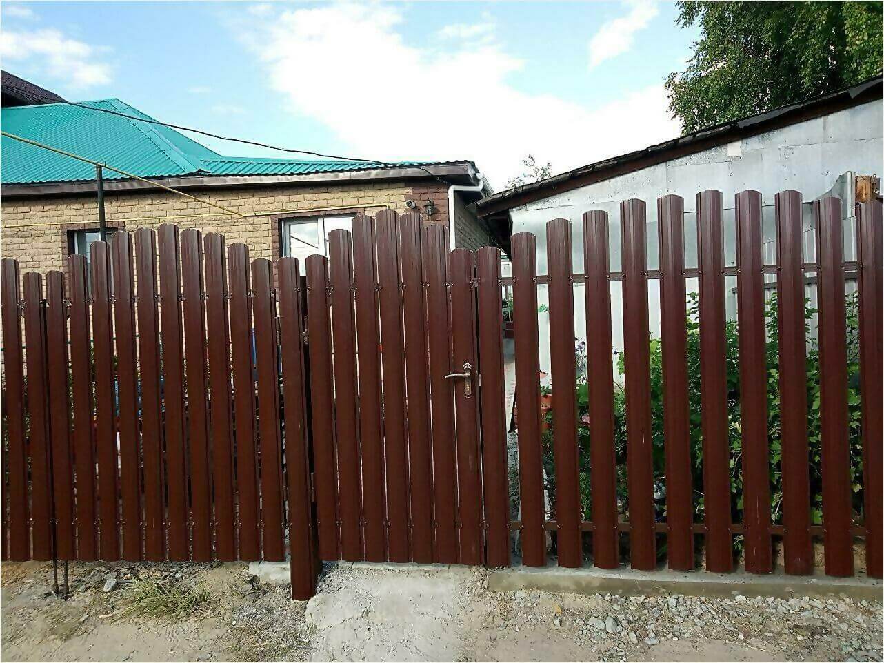 забор-ранчо из штакетника 70м фото2 в Выборге