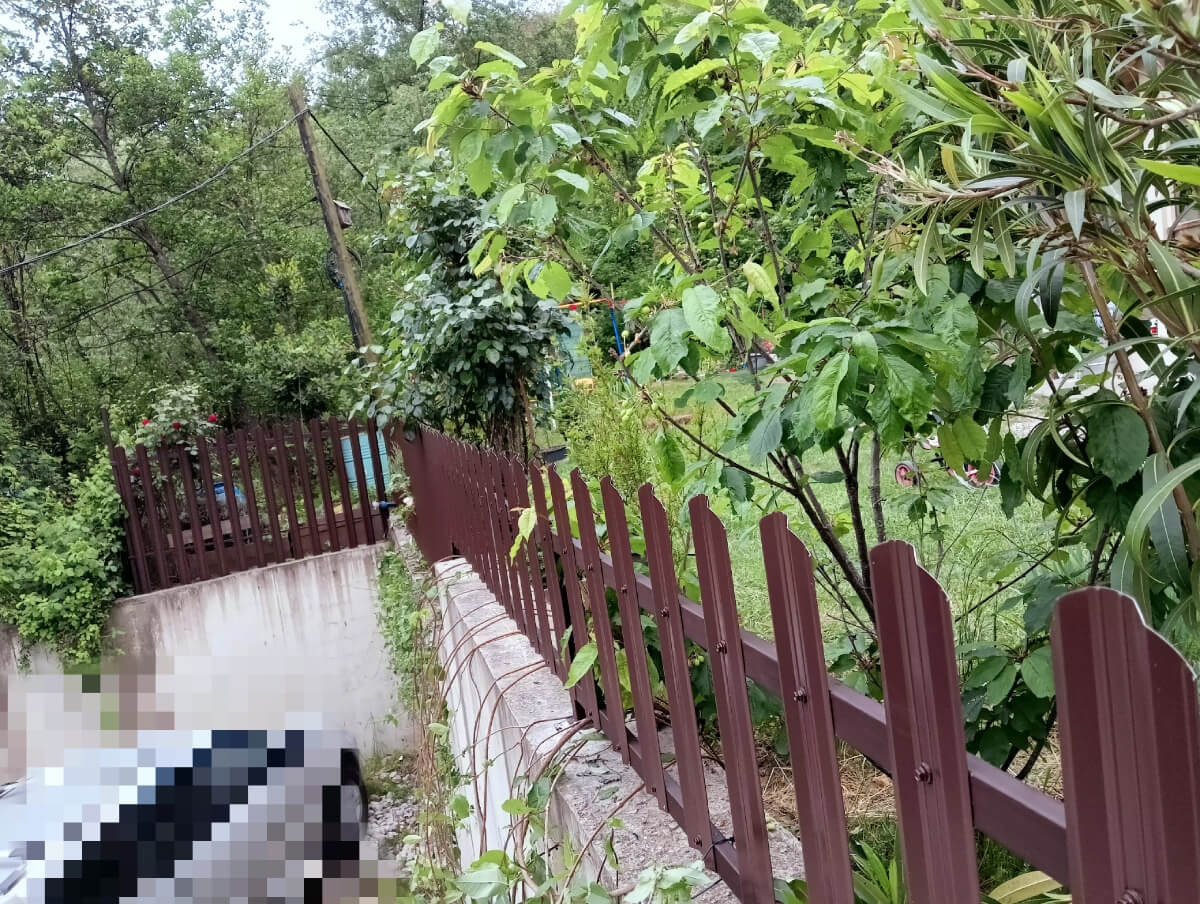 Забор из евроштакетника 18м RAL8017/8017 Шоколад двусторонний фото 1 в Выборге