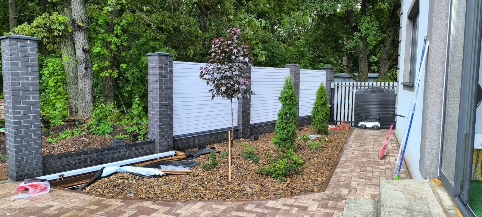 Забор-жалюзи из ламелей Хай-Тек 54м RAL9003 Белый фото 3 в Выборге