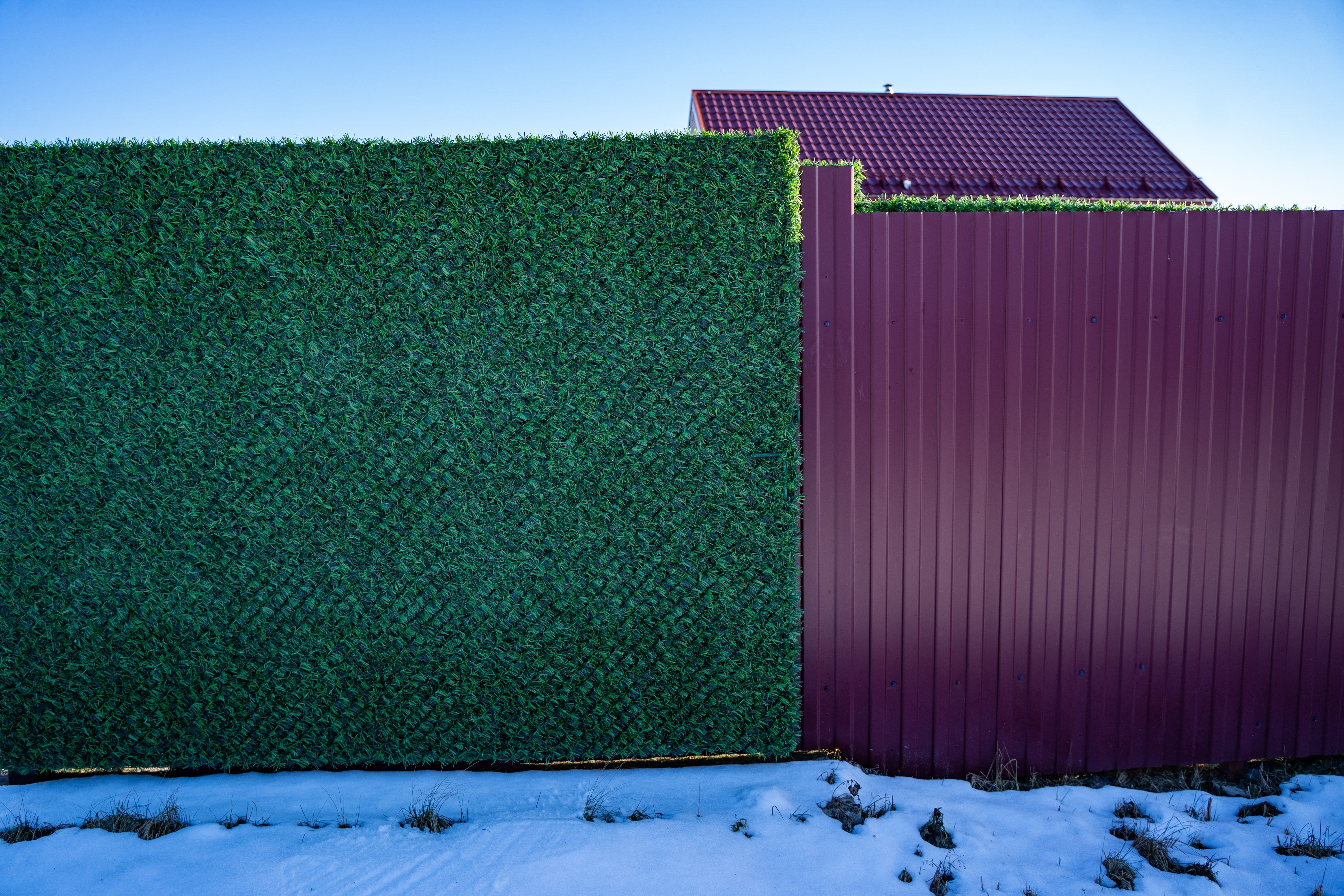 Вечнозеленый забор Grass Fence рулон 2м фото 2 в Выборге