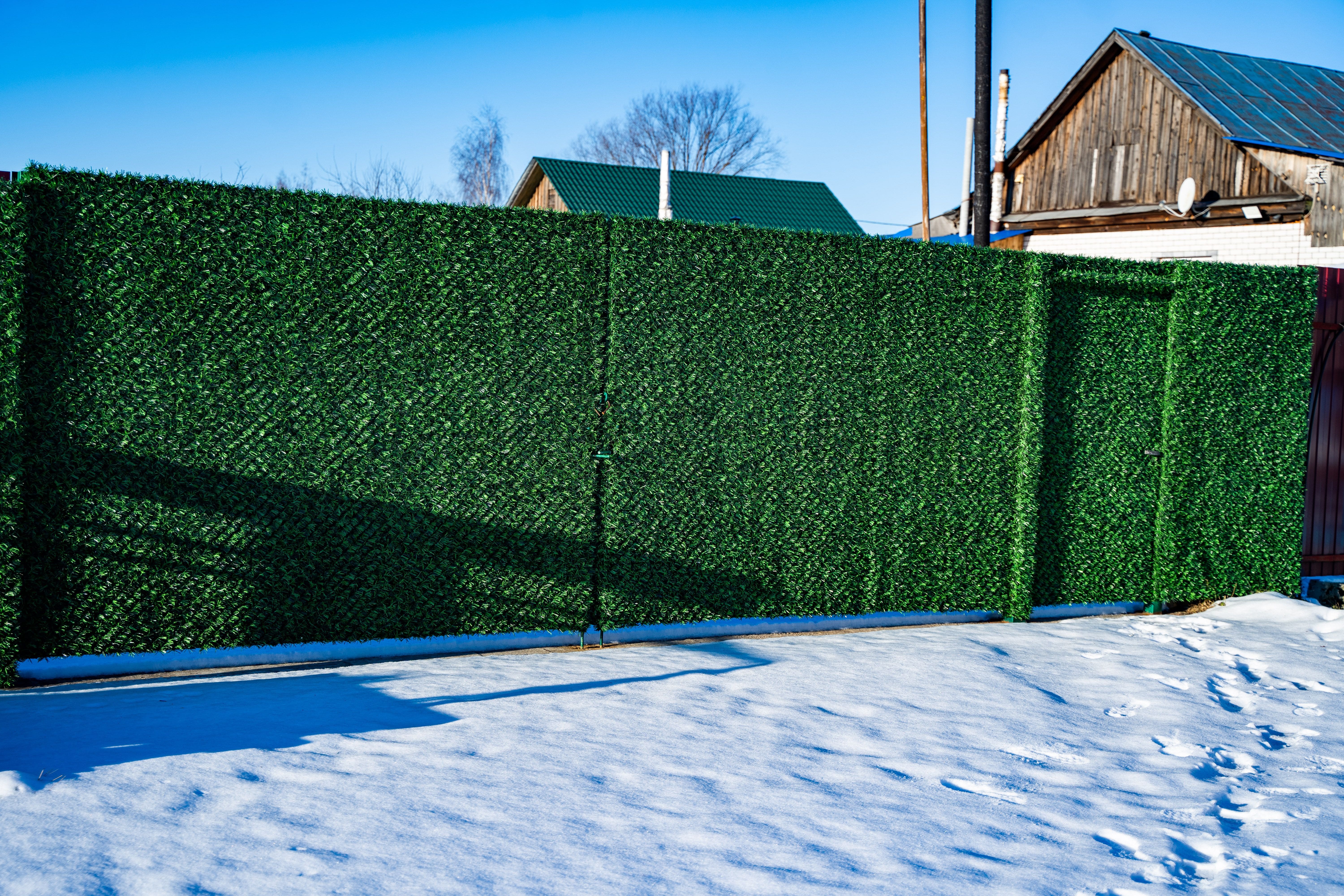 Вечнозеленый забор Grass Fence рулон 2м фото 4 в Выборге