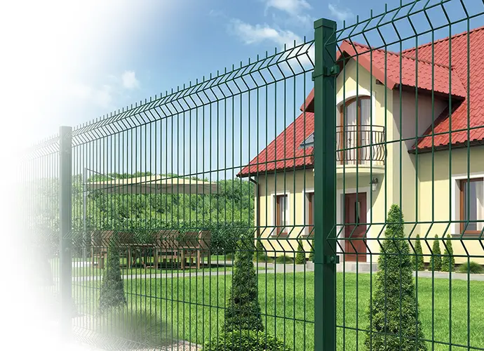 Забор из 3D сетки гиттер в Выборге с установкой под ключ