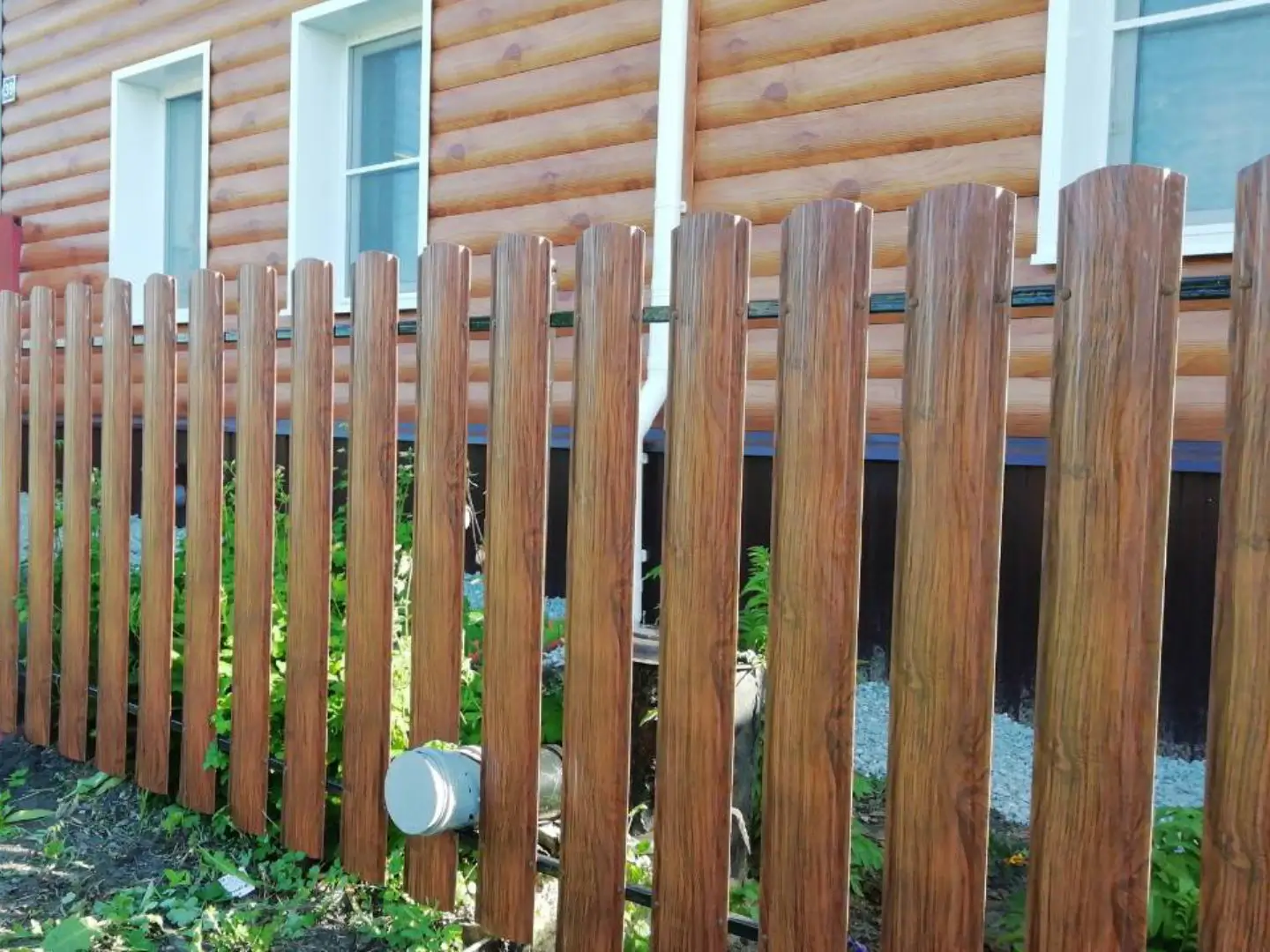 Заборчик из штакетника 12м Темное Дерево 3D Printech фото 1 в Выборге